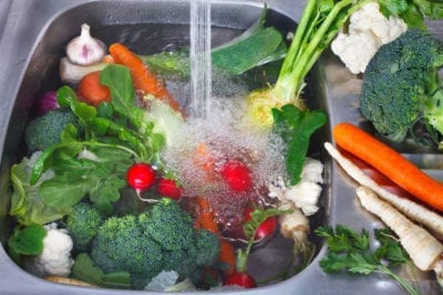 洗蔬菜