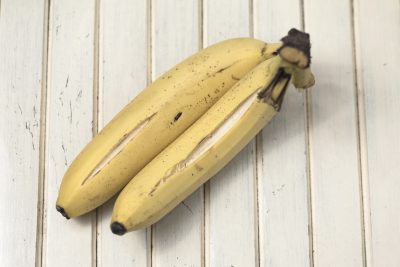 裂缝香蕉水果